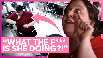 Server Dee Dee Rubs Food on her Chest! 😱 | Mystery Diners