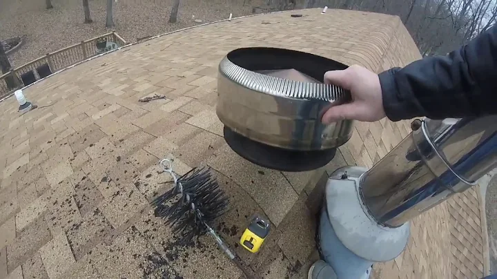 HOW TO :Clean your own chimney pipe. DIY CHIMNEY C...