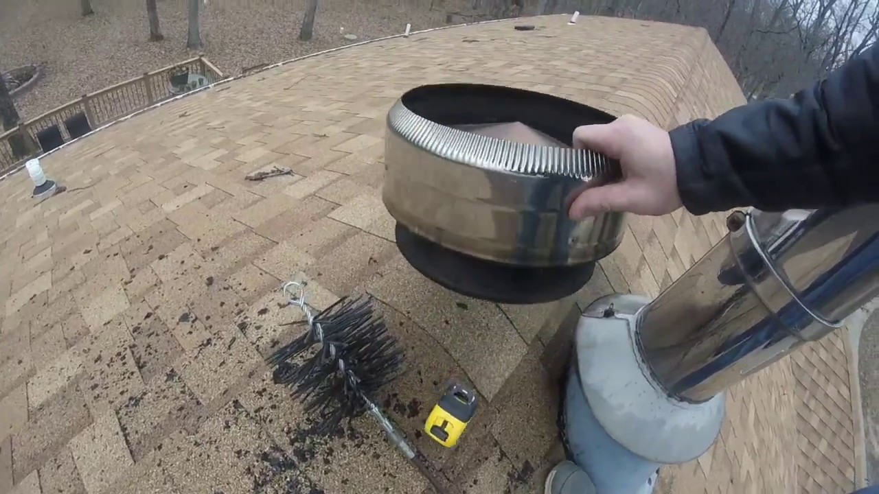 HOW TO Clean Your Own Chimney Pipe DIY CHIMNEY CLEANING YouTube