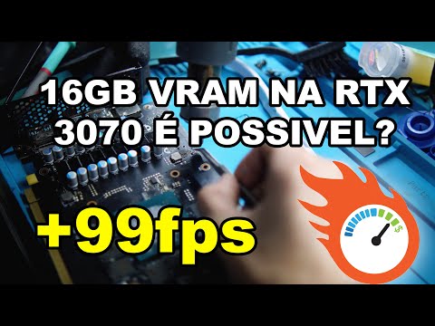 RTX 3070 Modificada para 16GB. Vocês pediram e nos fizemos