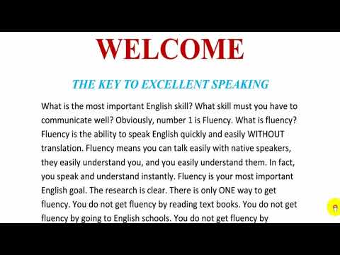 [Effortless English Audiobook] The Key To Excellent Speaking