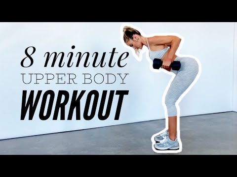 8 Minute Upper Body Follow Along Workout | Casi Davis