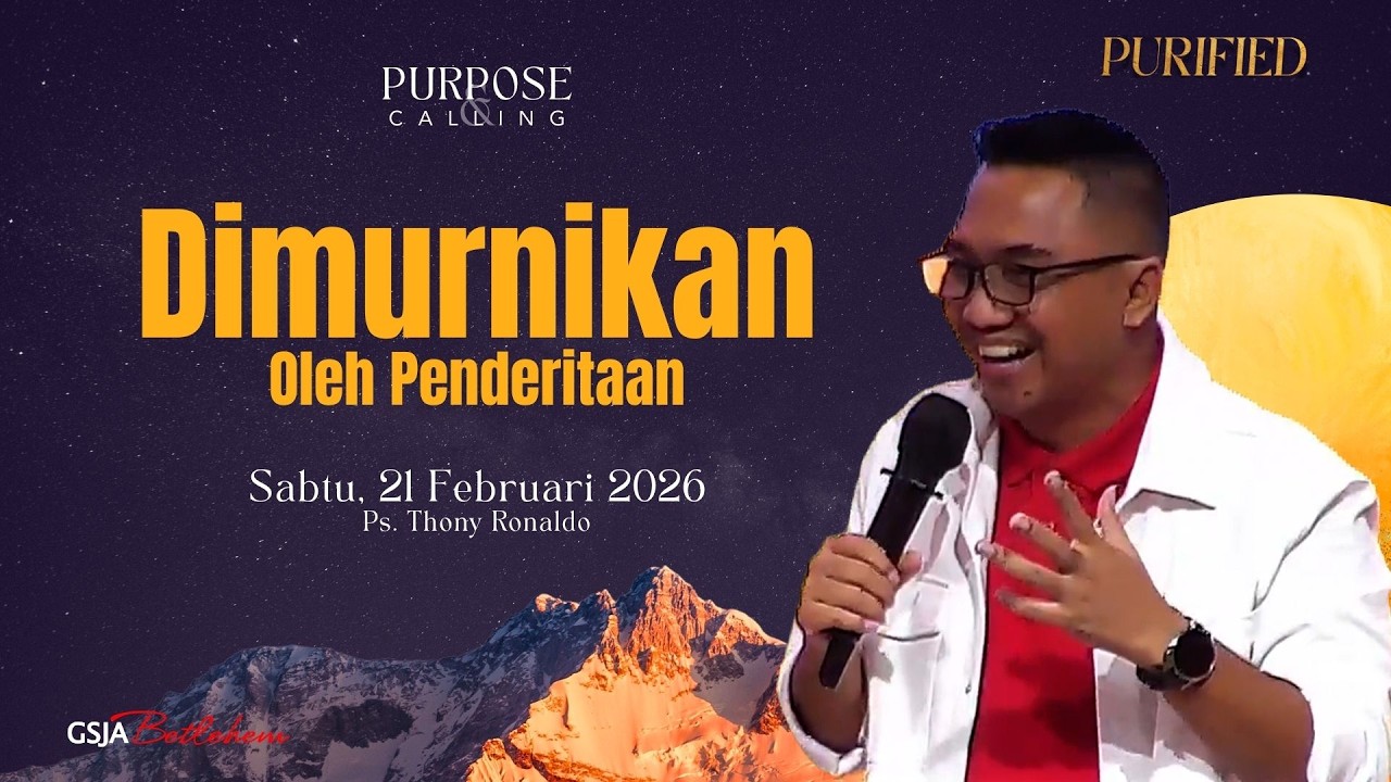 DIMURNIKAN OLEH PENDERITAAN - Ps. Thony Ronaldo