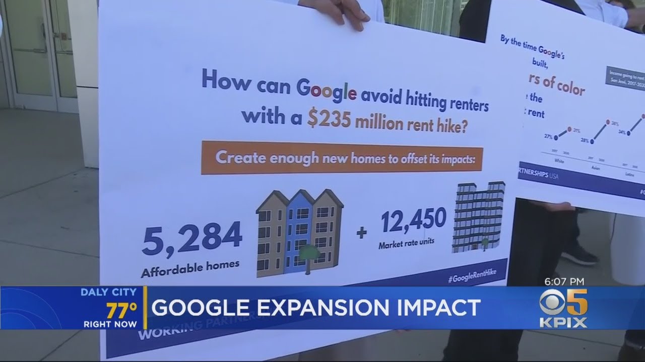 New Report Outlines Serious Impact Of New Google Campus On San Jose Renters - YouTube