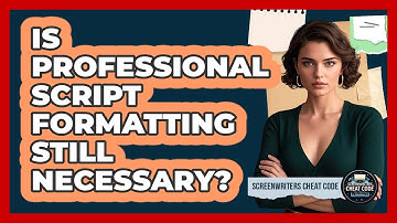 Is Professional Script Formatting Still Necessary?