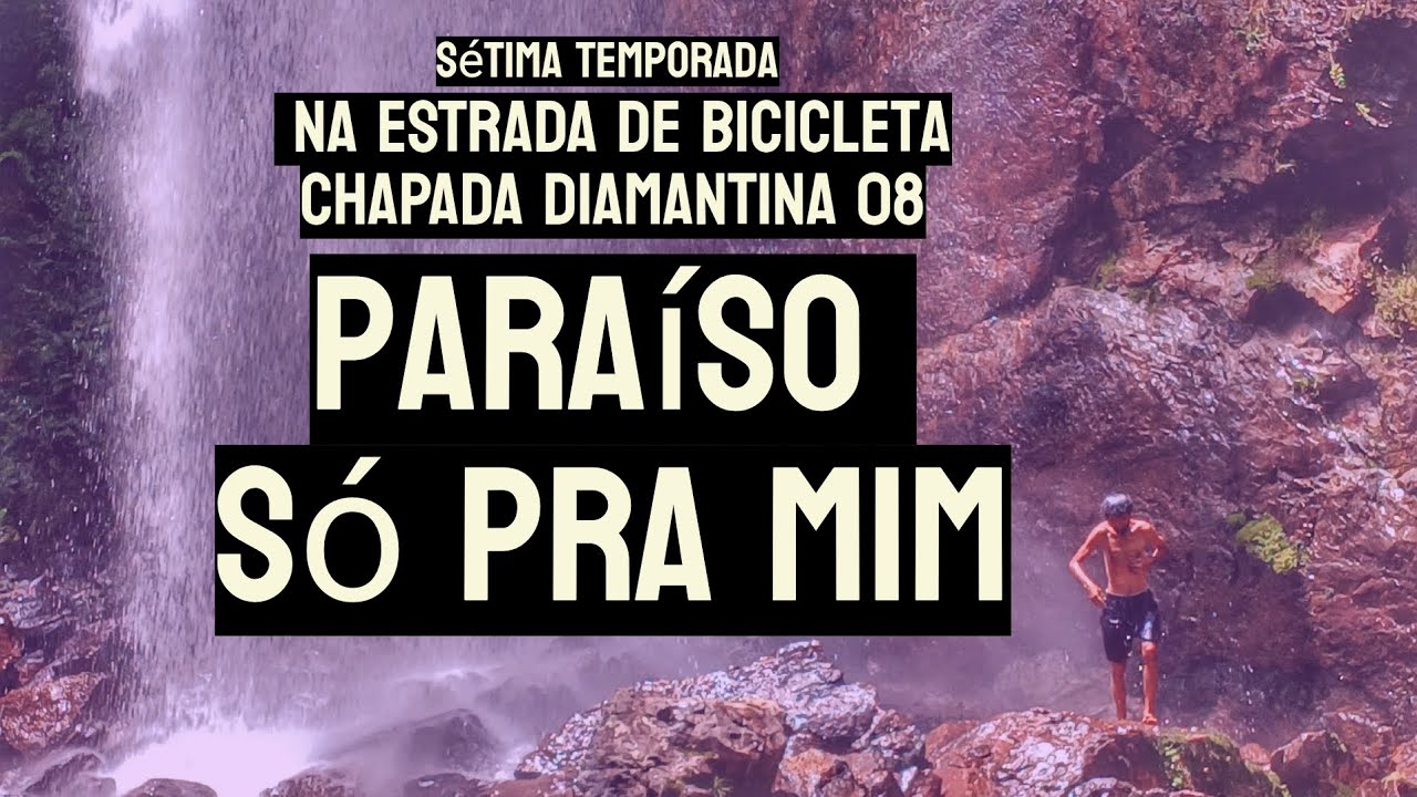 Viajando de BIKE: PRIMEIRA CACHOEIRA da minha vida em PIATÃ/BA -  Viagem de bicicleta #183