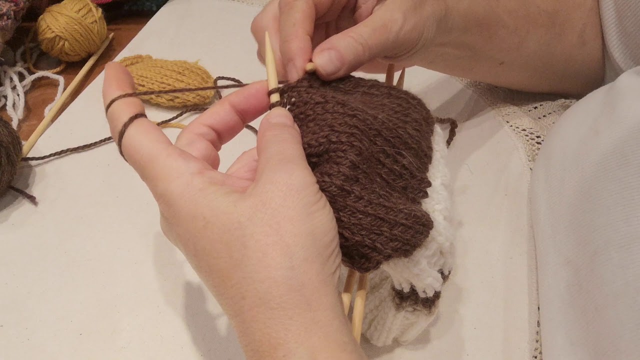 Pletenje nogavic, 5 del, peta - YouTube