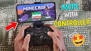 How To Play Minecraft Pocket Edition With Controller In Mobile How Are Playing Minecraft Pe