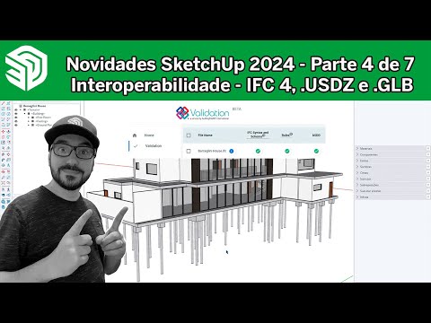Novidades SketchUp 2024 - Interoperabilidade Parte 4 de 7