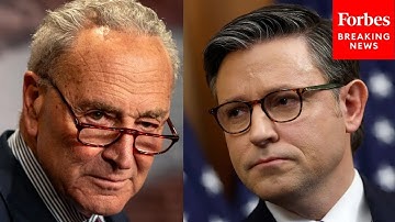 BREAKING NEWS: Speaker Johnson & GOP Leaders Heap Scorn On Chuck Schumer As Shutdown Hits Day 17