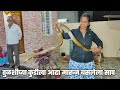 😱तुळशीच्या कुंडीला आढा मारून बसलेला भला मोठ्ठा साप पहा 🐍