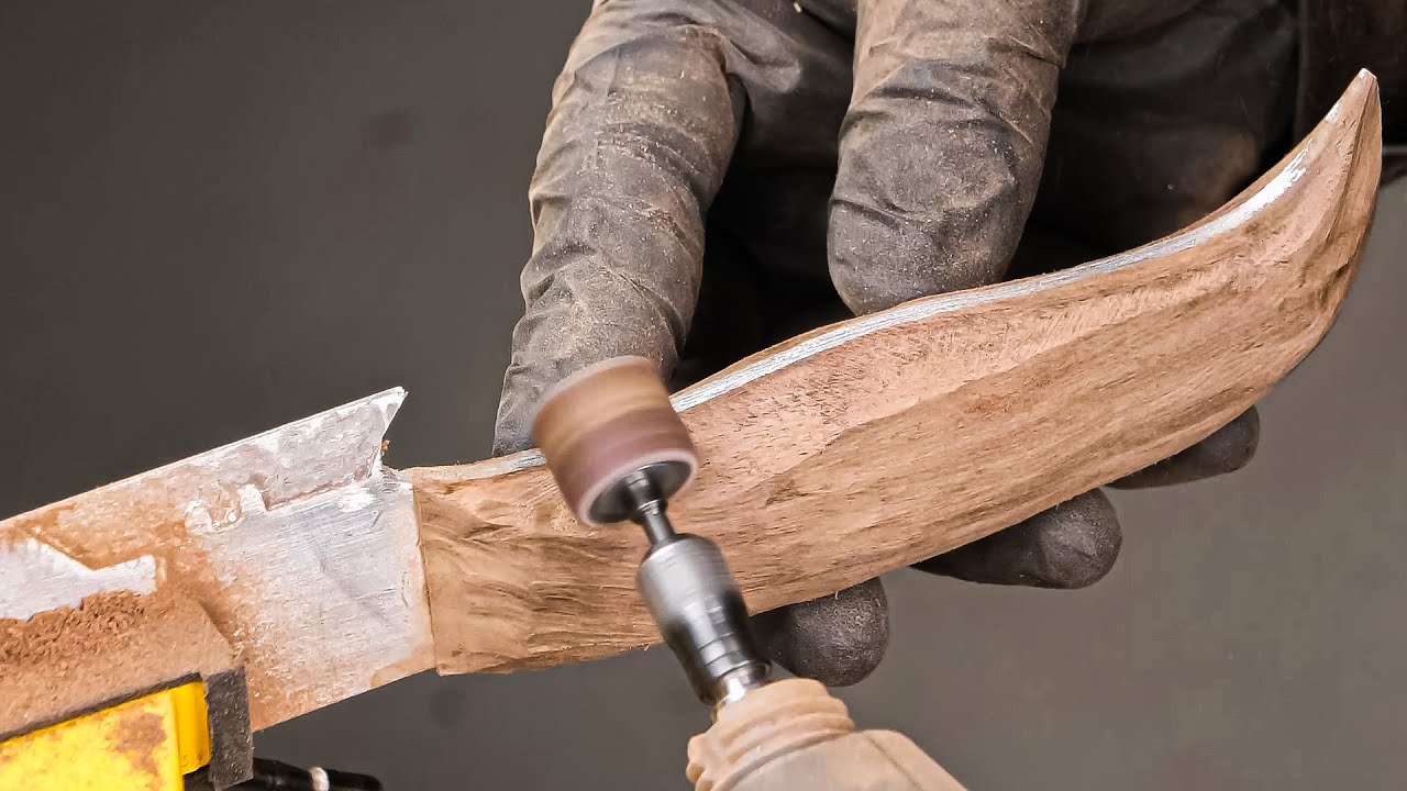 How to Turn Razor Blades into a Kitchen Knife | Remake Project