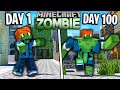 I Survived 100 Days as a ZOMBIE in Minecraft