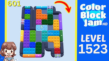 Color Block Jam Level 601 (1523) Solution Walkthrough