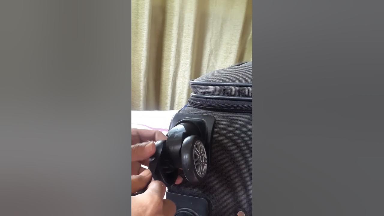 How To Fix Broken Luggage/Suitcase Wheels youtube luggage YouTube