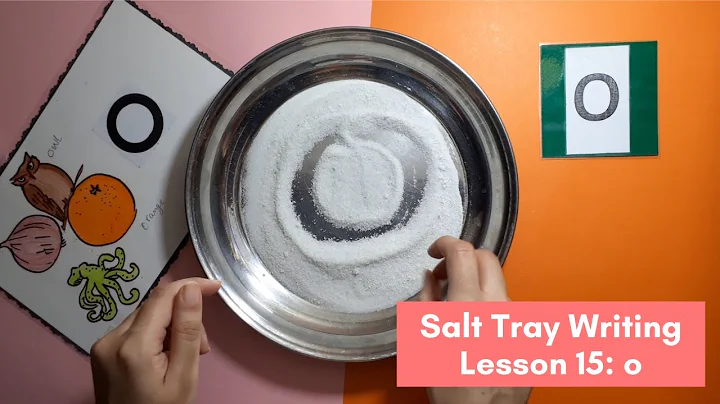 Salt Tray Writing | Lesson 15: Phonic o |  Montessori Homeschool Curriculum by Junior Scholars