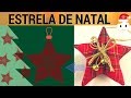 ESTRELA PENDURICALHO DE NATAL ENFEITE PARA ÁRVORE | DRICA TV