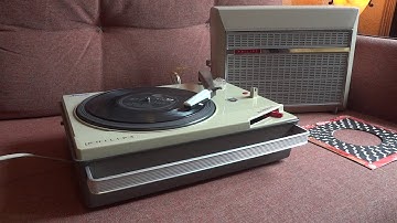 Tommy James and the Shondells on my PHILIPS portable record player