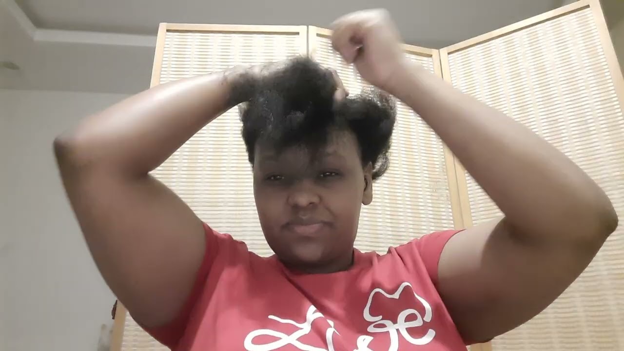 Oiling my hair on a  lazy day 