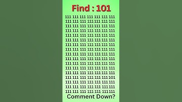 "Find 101 Challenge 🔍✨ | Super Fun Eye Test for Kids | Quizaptor Shorts"📌