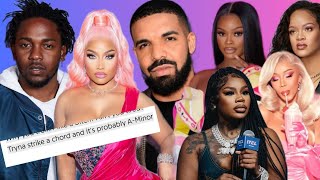 ‼️Kendrick Lamar USES Nicki Minaj to Diss Drake in Not like us. JT responds to Suki & Rihanna Met Ga