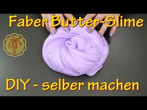 Slime: Butter-Slime mit Faber-Modelliermasse - selber machen - DIY