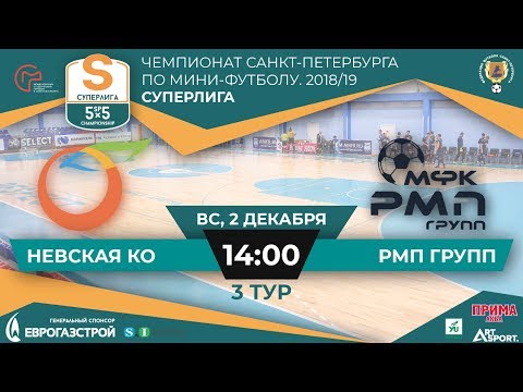 Видео к матчу Невская Ко - РМП Групп