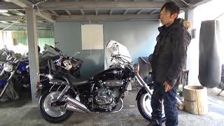 ホンダV-twin250マグナS参考動画：水冷アメリカンの利点について