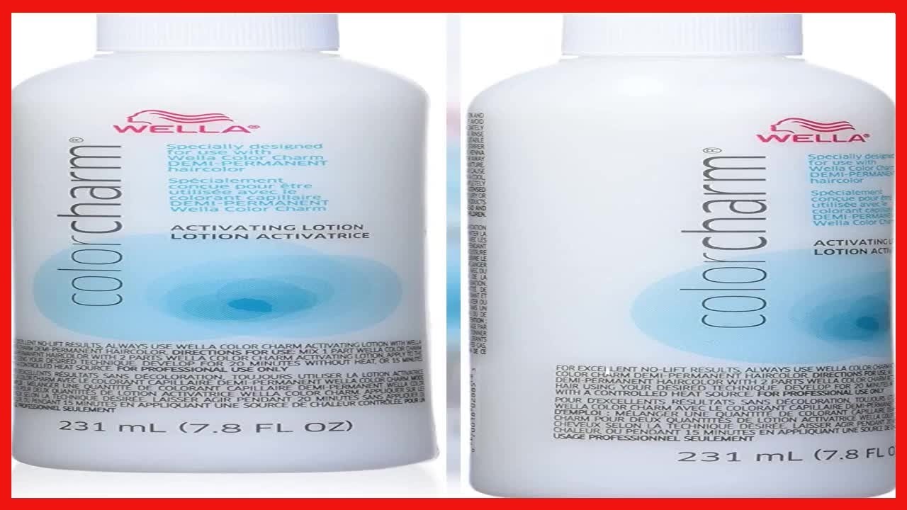 Is Wella Activating Lotion The Same As Developer