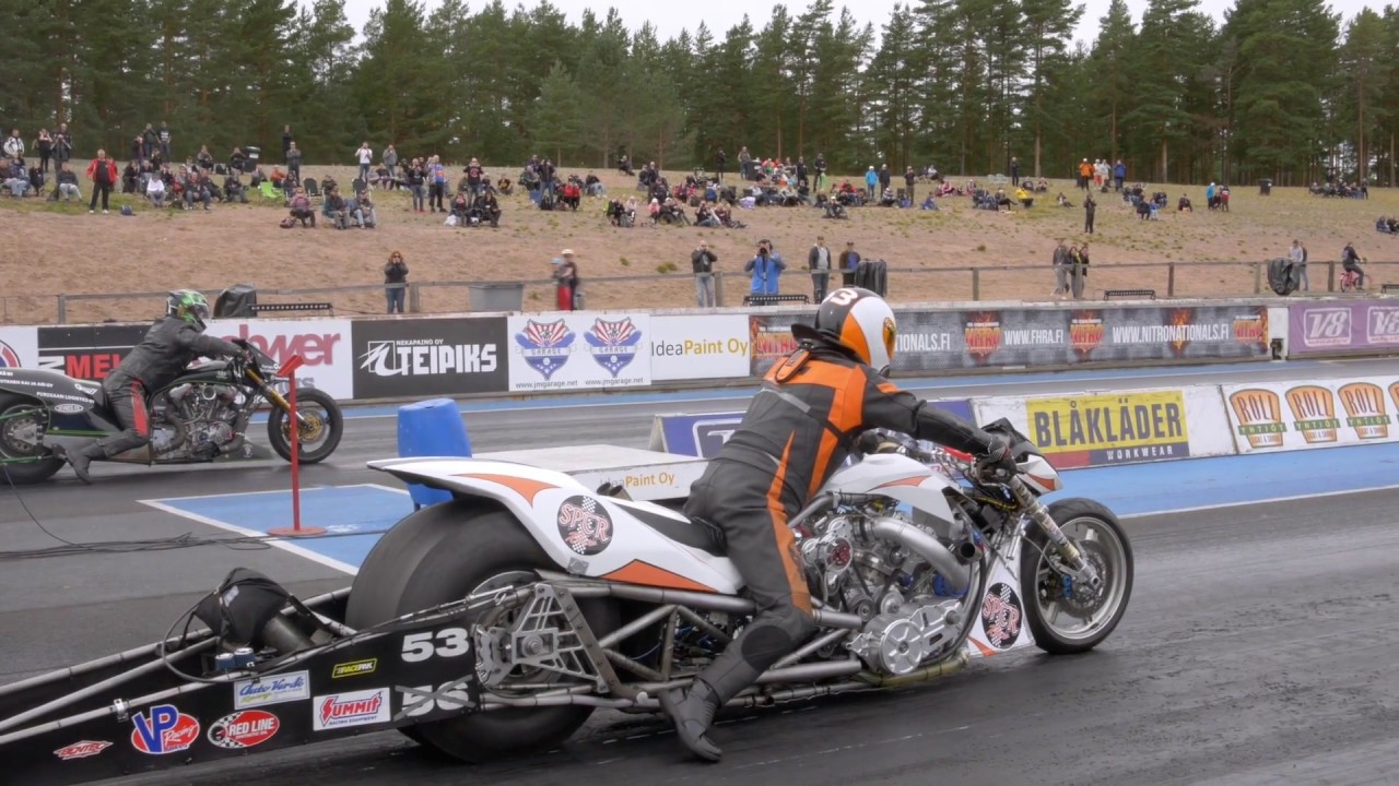 Jaska Salakari 6.010s World's Quickest Nitro Twin Bike
