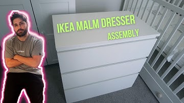 How to Build IKEA Malm Dresser 2024!!