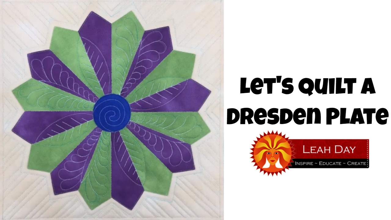 Free Tutorial - Dresden Plate Trivets by Amy