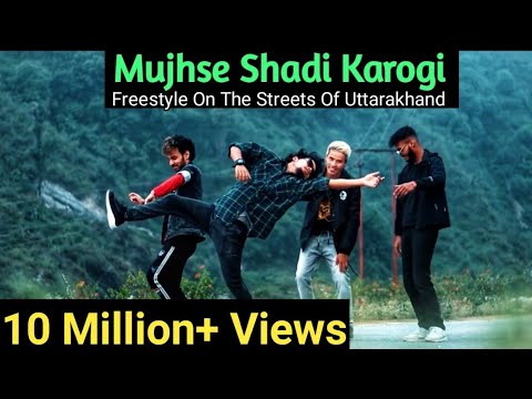 Mujhse Shadi Karogi  Dance Video  Freestyle By Anoop Parmar  Ajay Poptron Nikhil  Guddu