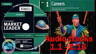 Market leader pre-intermediate 3rd ed - Unit 1: careers - Audio tracks 1.1 - 1.16