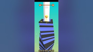 Stack Ball | All Levels Gameplay Walkthrough | New Level 98-99 | ios, android, Mobile Game #shorts