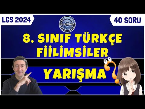 8. Sınıf Türkçe Fiilimsiler Testi