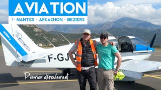 Tour de France by DR400 plane: episode 1 / Nantes  Arcachon  Béziers with a first carelessness