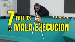 7 ERRORES jugando pool que te haran fallar el tiro  | Billiard Fanatic