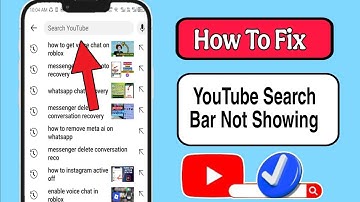 How to Fix YouTube Search Bar Not Showing (2025) | YouTube Search Bar Half Showing