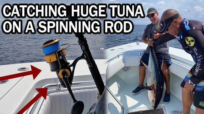Can you catch a 100LB tuna on a spinning outfit? Expert advice from Sam De  La Torre. 