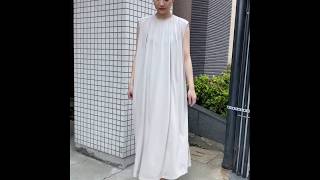 AJW-H4943　ノースリーブマキシワンピース