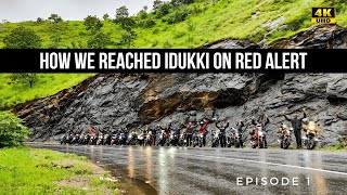 CHENNAI TO IDUKKI WITH 21 RIDERS | RED ALERT IN KERALA | DRONE SHOTS in 4K
