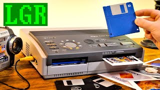 The Printer With a Floppy Drive! Sony Mavica Printer from 1999