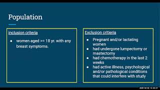 250402 Multicentric study to evaluate the effectiveness of Thermalytix as compared