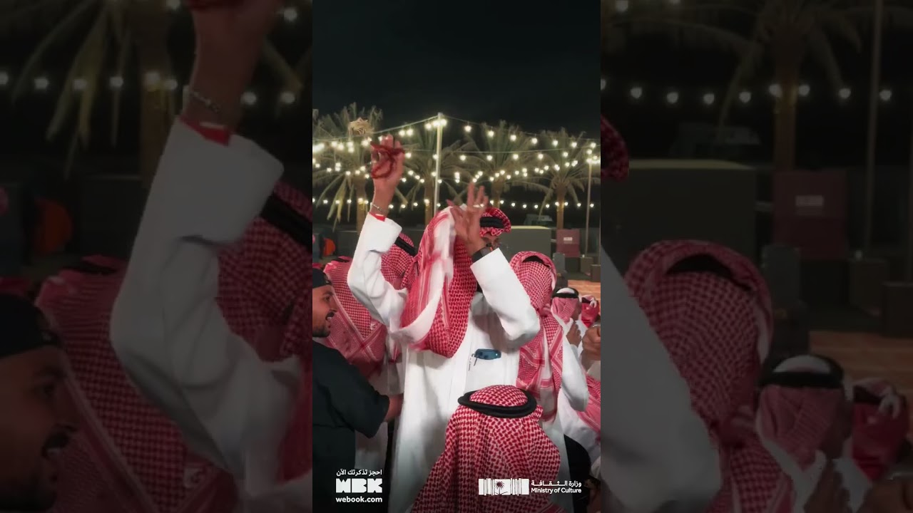 على إيقاع فن السامر..يطرب شبح بيشة جمهور #مهرجان_الفنون_التقليدية_2026 ✨