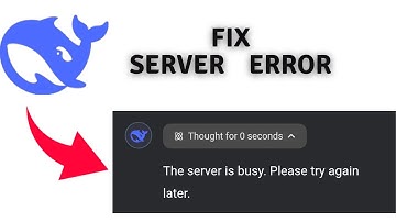 Fix The Server is Busy Please Try again later in DeepSeek