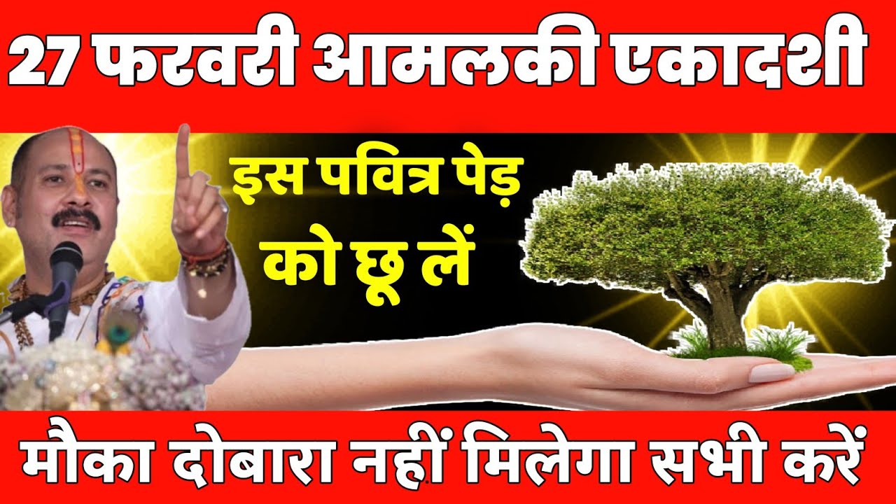 27 फरवरी आमलकी एकादशी 🔥 इस पवित्र पेड़ को छू लें 😱 शत्रु दूर होंगे | Shatru Mukti | Vedic Drishti