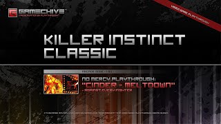 Killer Instinct Classic (XB1) Gamechive (Cinder, Pt. 2/4: Meltdown No Mercy Playthrough)