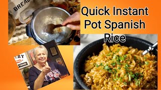 Quick Instant Pot Spanish Rice!