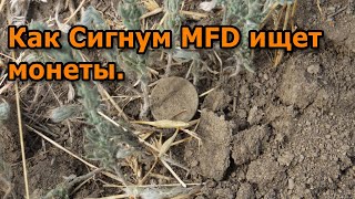 Как Сигнум MFD ищет монеты.